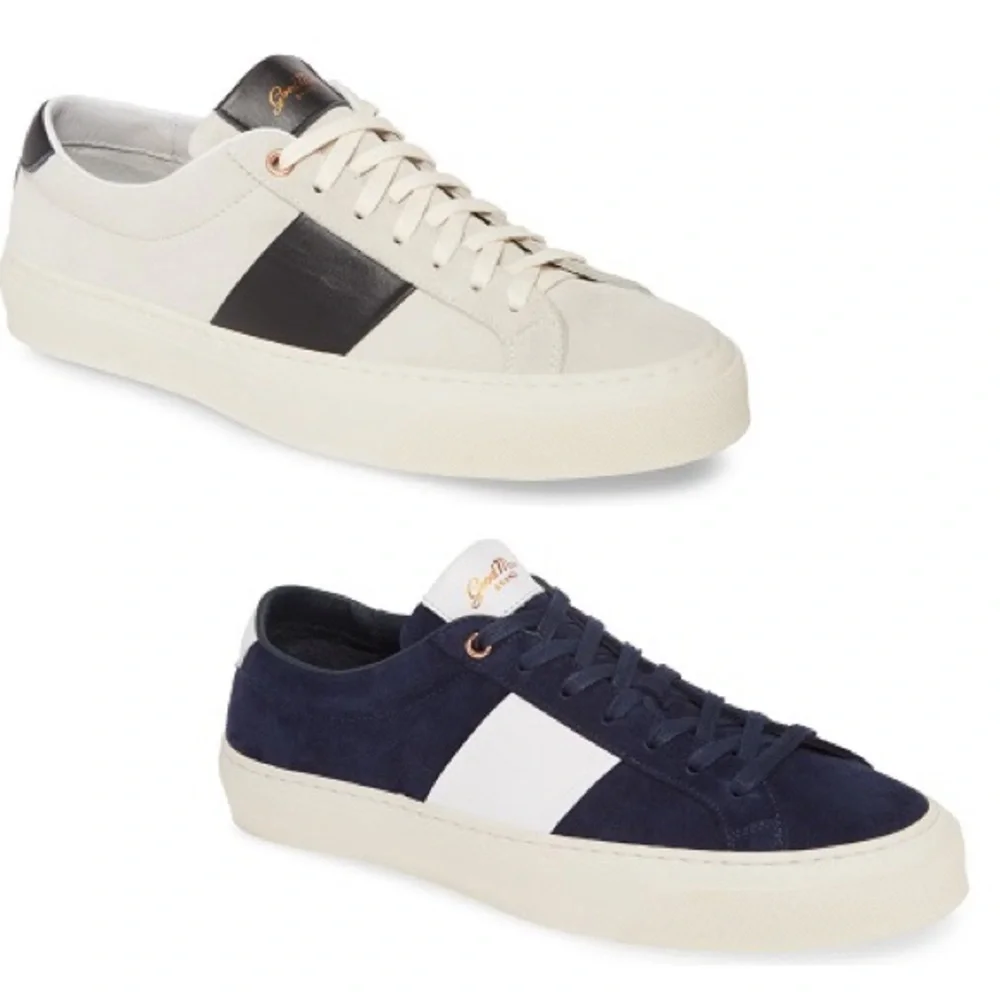 Good Man Brand Italy Gray Suede Fashion Sneakers